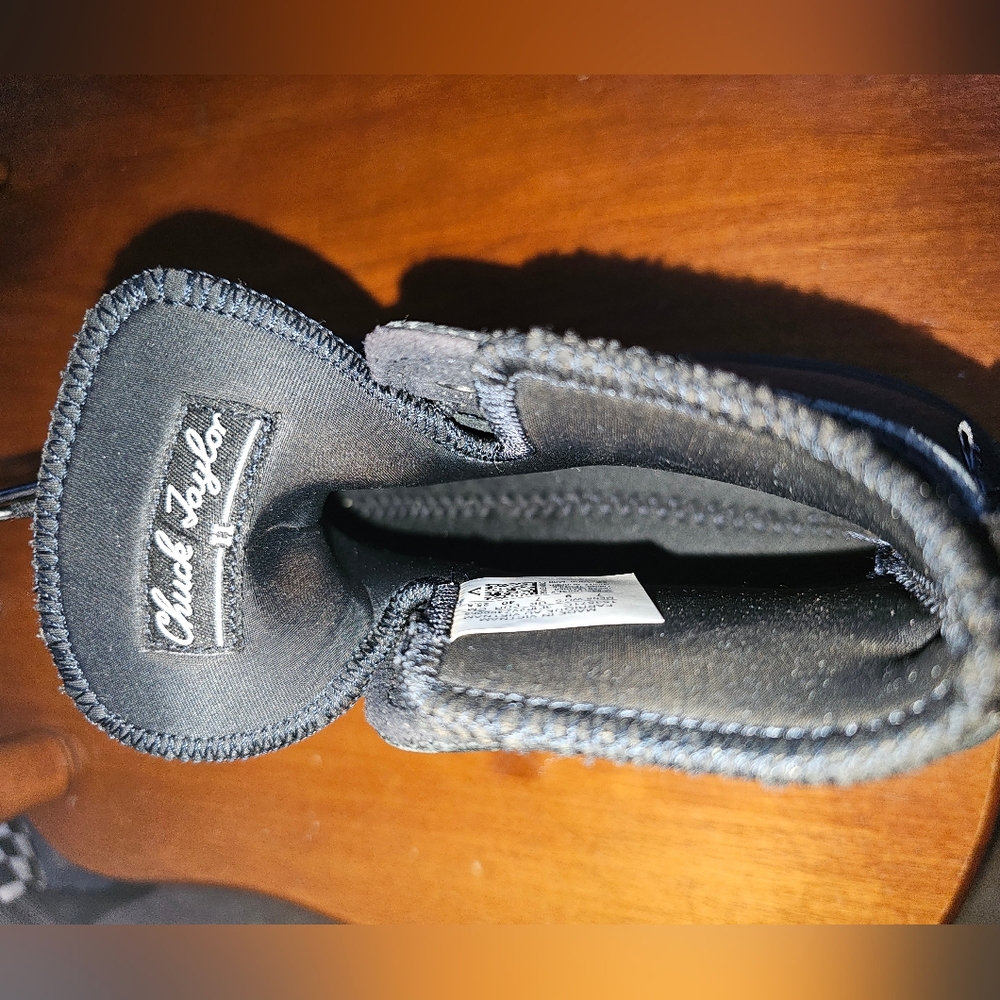 Waterproof Converse Men's Black High-Top Sneakers - Picture 9 of 11